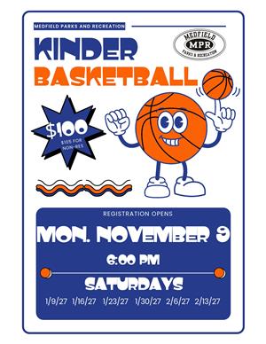 Kinder Basketball Registration 2026-2027