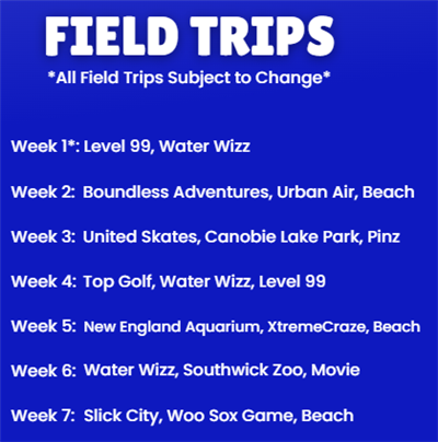 Teen Extreme 2026 Field Trips